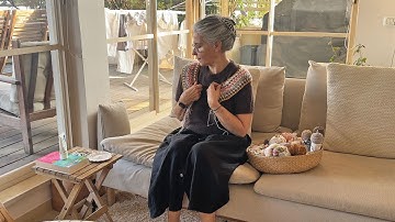 The Yarn I’m Using for the Granny Stripe Shawl CAL | Cozy Home Vlog