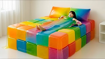 Which Bed Would You Sleep In? 🛋️ Lying in the Most Relaxing Bed #asmr #oddlysatisfying #dream #bed