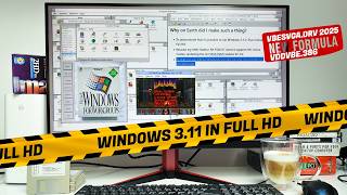 Windows 3.1 in HD?! Modern GPU Support with the New 2025 VBESVGA Driver!