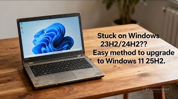 Upgrade to Windows 11 25H2 from Windows 11 23H2, 22H2  on Unsupported Hardware | No USB No Data Loss