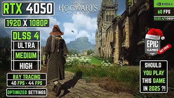 Free Hogwarts Legacy on RTX 4050 – Can It Handle Ray Tracing 😱