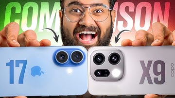 OPPO Find X9 vs iPhone 17 *Full Comparison* Apple vs Android 🤖