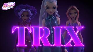 STEP INTO THE DARK ✨ TRIX Lyrics Video! | Winx Club: The Magic is Back