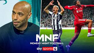 Thierry Henry and Jamie Carragher react to Liverpool's EPIC late win against Newcastle 💥