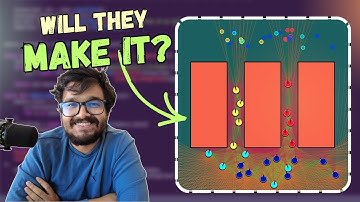 AI learns to navigate obstacle courses as a team! (Multi Agent RL)