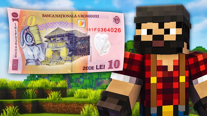 Am Construit Casa de pe Bancnota de 10 LEI in Minecraft!