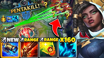 SENNA CAN GET 1100+ ATTACK RANGE NOW?! THIS NEW ITEM IS SO BROKEN (PENTAKILL IN FOUNTAIN)