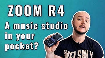 How I record music using the Zoom R4 multitrack recorder