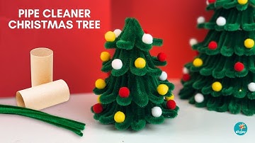 How to Make a Pipe Cleaner Christmas Tree | Easy Christmas Crafts