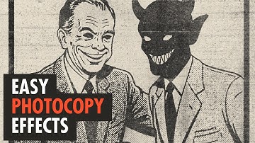 The Ultimate Guide to Realistic Photocopy Effects in Photoshop (EASY TUTORIAL)