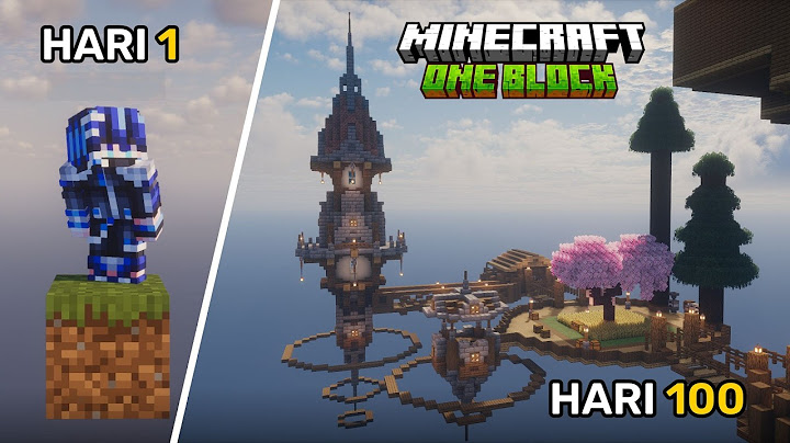 100 Hari Di One Block Minecraft