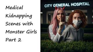 Medical Kidnapping Scenes with Monster Girls Part 2 [handgag] [anesthesia] [tied up] [gagged]