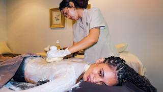 ASMR: The Most Relaxing Thai Full Body Siamese Rose Honey Scrub and Massage