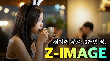 🔥성격 급한 한국인을 위한 3초 AI! 무료로 풀린 Z-IMAGE TURBO feat. 곧 나노바나나 대체제?) #ZIMAGE #ComfyUI #SOYLAB