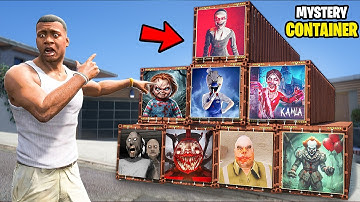 😱Franklin Opens EVERY GHOST MYSTERY CONTAINER in GTA 5