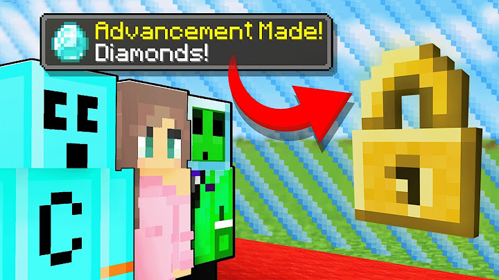 Minecraft but Advancements UNLOCK the World