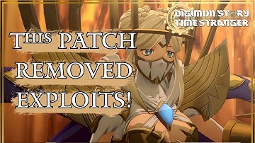 NEW PATCH for Digimon Story Time Stranger is BAD?