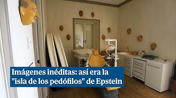 Imágenes inéditas: así era la "isla de los pedófilos" de Epstein