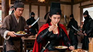 功夫電影！功夫少女誤闖黑店，沒想到店裡夥計全是殺手偽裝！ #kungfu #功夫