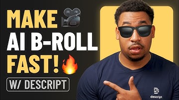 How to Create Custom B-Roll & Logo Animations with AI in Descript