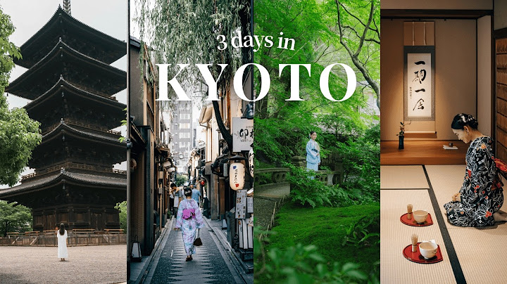 Chuyến đi mùa hè 3 ngày đến Kyoto | Vlog du lịch Nhật Bản 🇯🇵