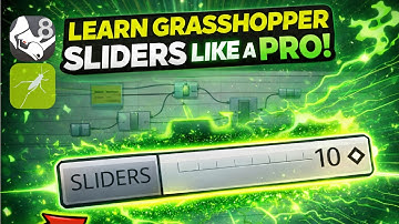 Workflow and All About Sliders Grasshopper for Rhino Parametric Design Tutorial