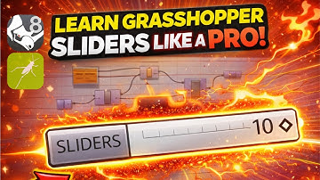 All About Sliders and Workflow Grasshopper for Rhino Parametric Design Tutorial