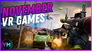 Best New VR Games November 2025 — Release Dates + Trailers