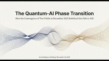 The Phase Transition Quantum AI Convergence