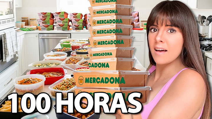 100 HOURS EATING ALL THE PREPARED FOOD FROM MERCADONA😱
