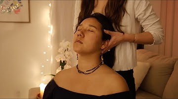 ASMR w/ Semide 🌙 Cozy Hair Play, Jewelry Sounds, Soft Scratches, Scalp Tingles, Massage (Whisper)