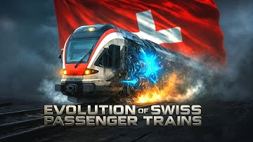 Evolution of Swiss Passenger Trains (1939–2030) | From Classics to Future AI Transformations