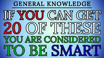 You Are A TRUE GENIUS If You Can Get 15 Answers Correct! Most Seniors Fail!