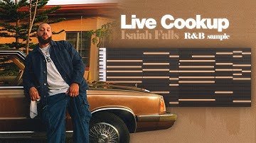 How To Make R&B SAMPLES For ISAIAH FALLS | Live Cookup