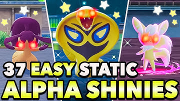 The ULTIMATE Guide to Shiny Hunt ALL 37 Static Alpha Pokémon in Pokémon Legends Z-A