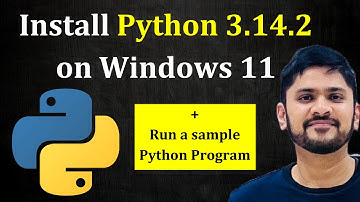 How to install Python 3.14.2 on Windows 11