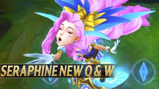 SERAPHINE NEW Q & W EFFECTS - League of Legends