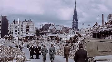 Rare Color Footage of Berlin After WWII | UNCENSORED