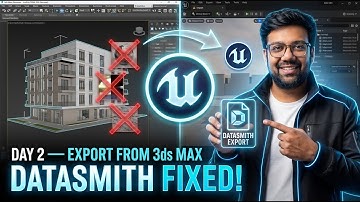 Unreal Engine 5 3ds Max Datasmith-zelfstudie | ArchViz Dag 2 (UE5)