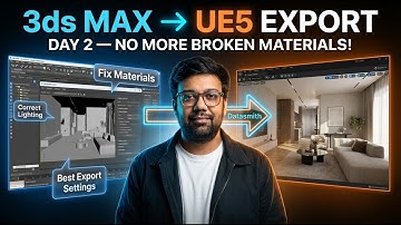 Unreal Engine 5 3ds Max Datasmith-zelfstudie | ArchViz Dag 2 (UE5)
