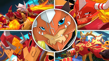 Agunimon & Digivolutions – Unique Skills Showcase  | Digimon Story Time Stranger