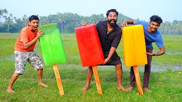 BIGGEST STICK ICE CREAM | Big Ice cream | Fruit ice | M4 Tech |