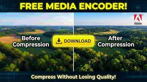 Download Official Adobe Media Encoder For FREE & Compress Videos Without losing Quality
