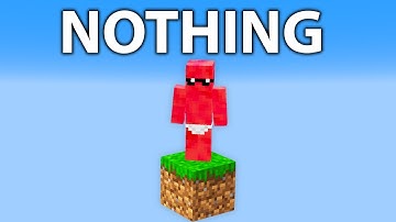 Can You Beat Minecraft From LITERALLY One Block?