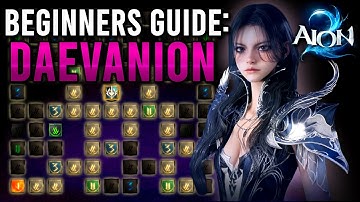 Aion 2 - Daevanion Beginners Guide - Easy Skill Levels & Crystals