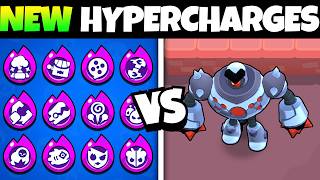 12 NEW Hypercharges vs Big Bot (New Record!)