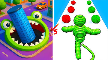 Hole io VS Rope Man Run –  Escape Battle | Max Level