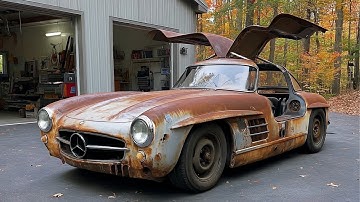 Man Builds Custom MERCEDES GULLWING Using Old Car Parts | Start to Finish by @andirt4