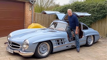 Man Builds Custom MERCEDES GULLWING Using Old Car Parts | Start to Finish by @andirt4