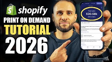 Shopify Print On Demand Tutorial 2026 (Step By Step With Gelato)